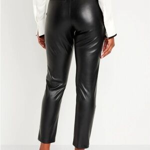 Faux leather old navy pants